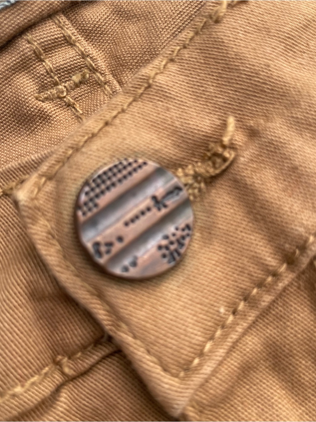 Fwrd Denim Men’s Brown Pants Size 36 Straight Leg Cotton Casual Jeans — image 3 of 8